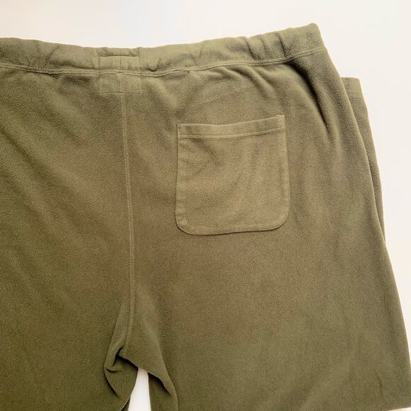 Old Navy Olive Green Fleece Drawstring Straight Leg Sweat Pants Men's XXL - Picture 5 of 8